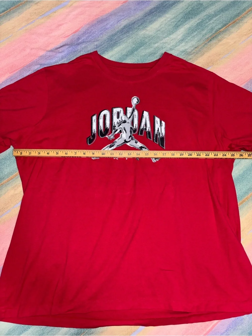 JORDAN AIR JUMPMAN TEE red retro short sleeve tee shirt size 3XL